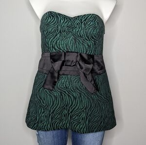 Lane Bryant black green tube top 16